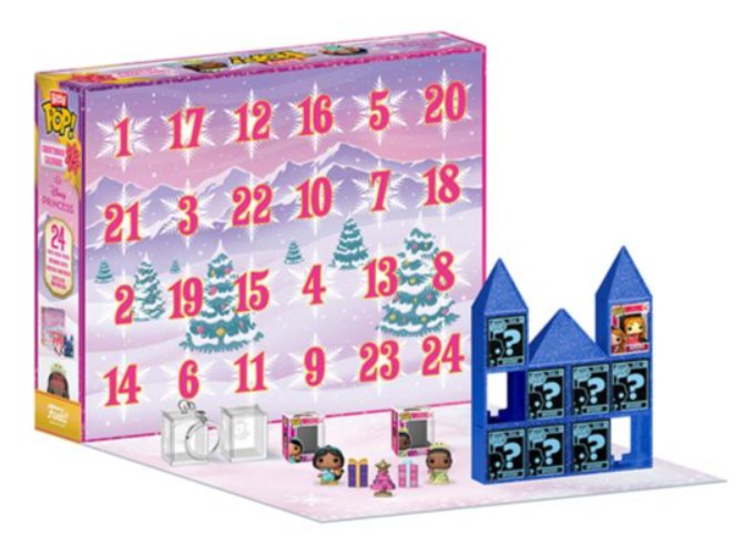 Disney Princess Funko Bitty Pop! Mini-Figure 24-Day Countdown Calendar