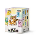 Chinese Eevee & Friends Dream Figure display box showing Eevee and series artwork