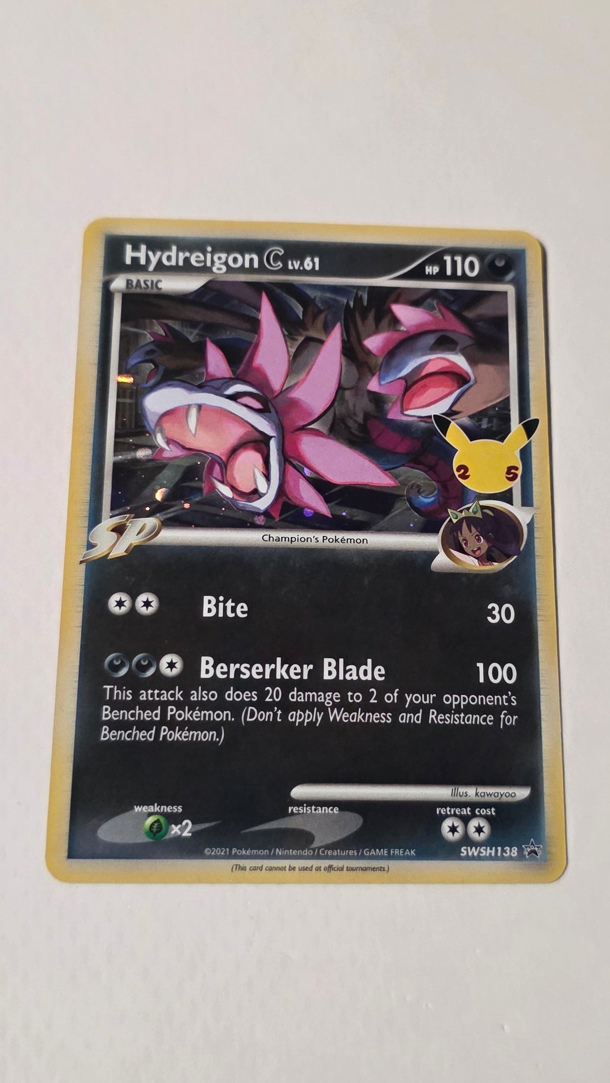 Hydreigon C lv.61 swsh138 Sword & Shield Promo