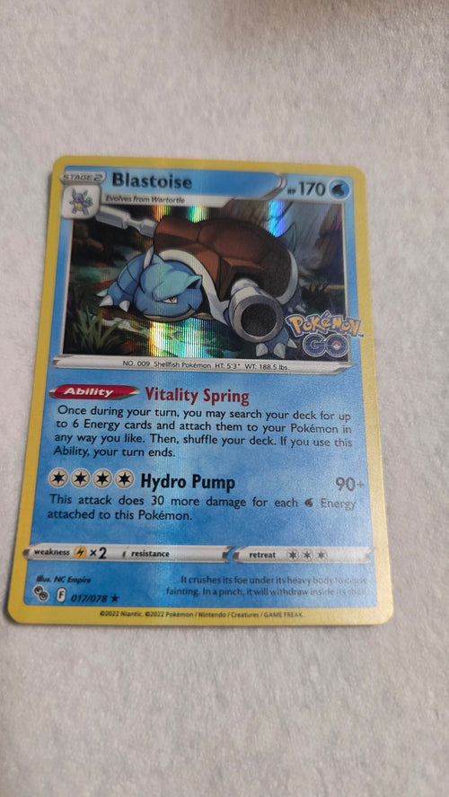 Blastoise  017/078 Pokemon Go