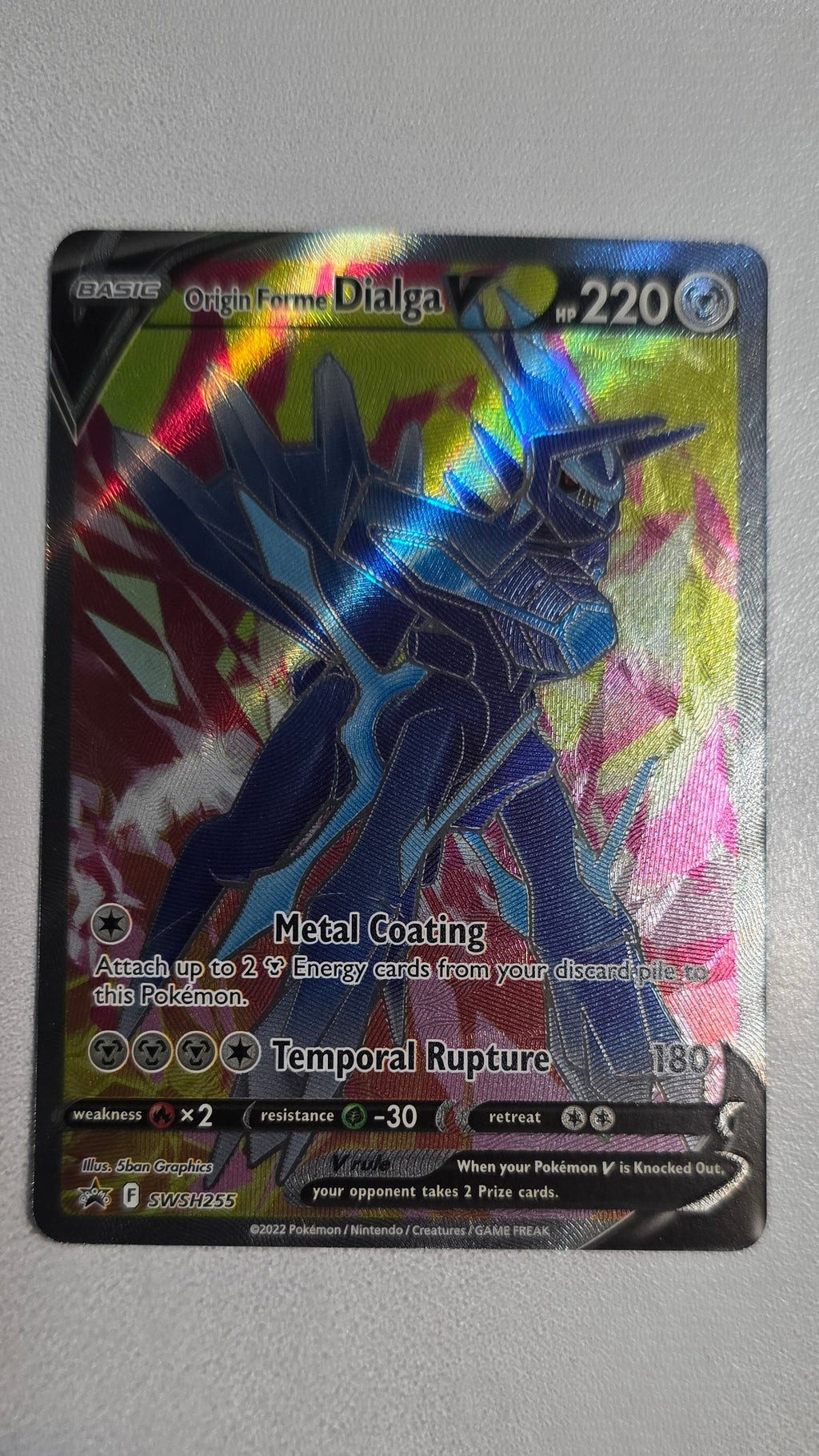 Origin Forme Dialga V SWSH255 Sword & Shield Promo