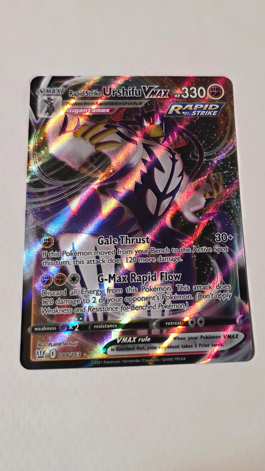 Rapid Strike Urshifu Vmax 088/163 Battle Styles