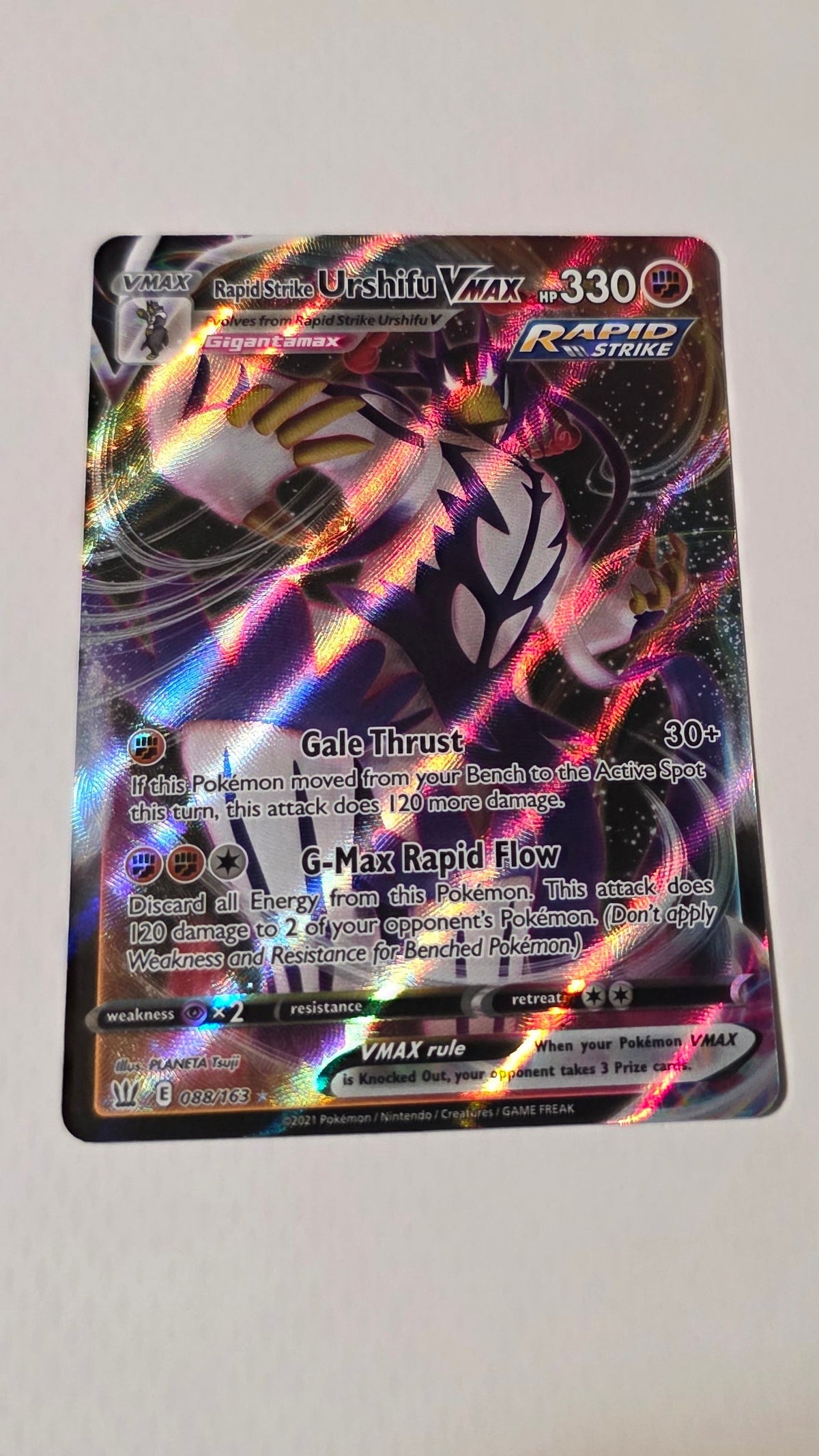 Rapid Strike Urshifu Vmax 088/163 Battle Styles