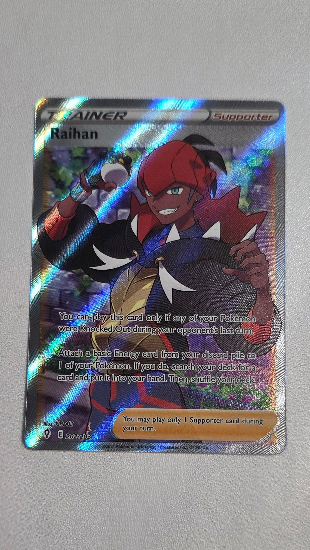 Raihan (Full Art ) 202/203 Evolving Skies
