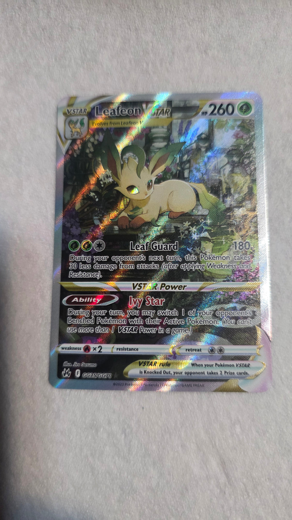 Leafeon V star GG35/GG70