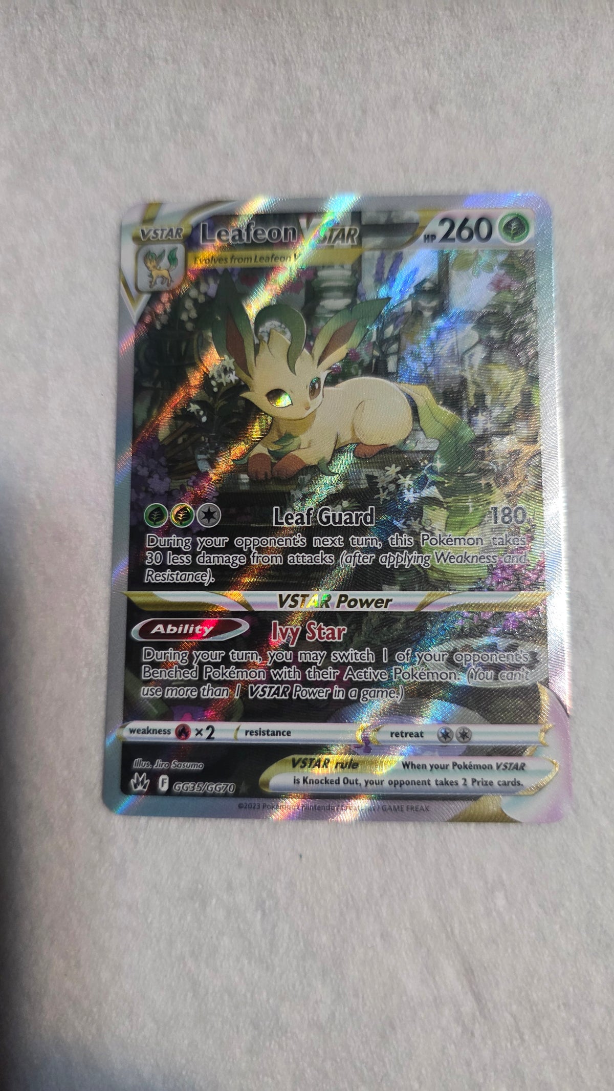 Leafeon V star GG35/GG70