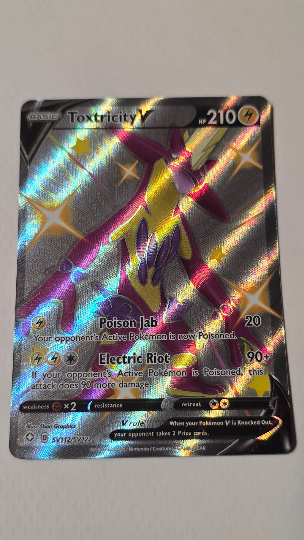 Toxtricity V SV112/SV122 Shining Fates : Shiny Vault