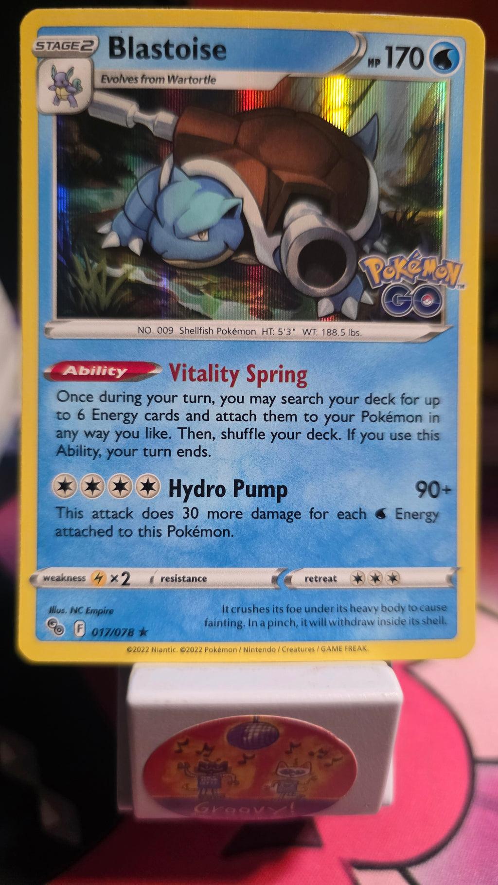 Blastoise  017/078 Pokemon Go