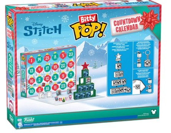 Lilo & Stitch Holiday Funko Bitty Pop! Mini-Figure 24-Day Countdown Calendar